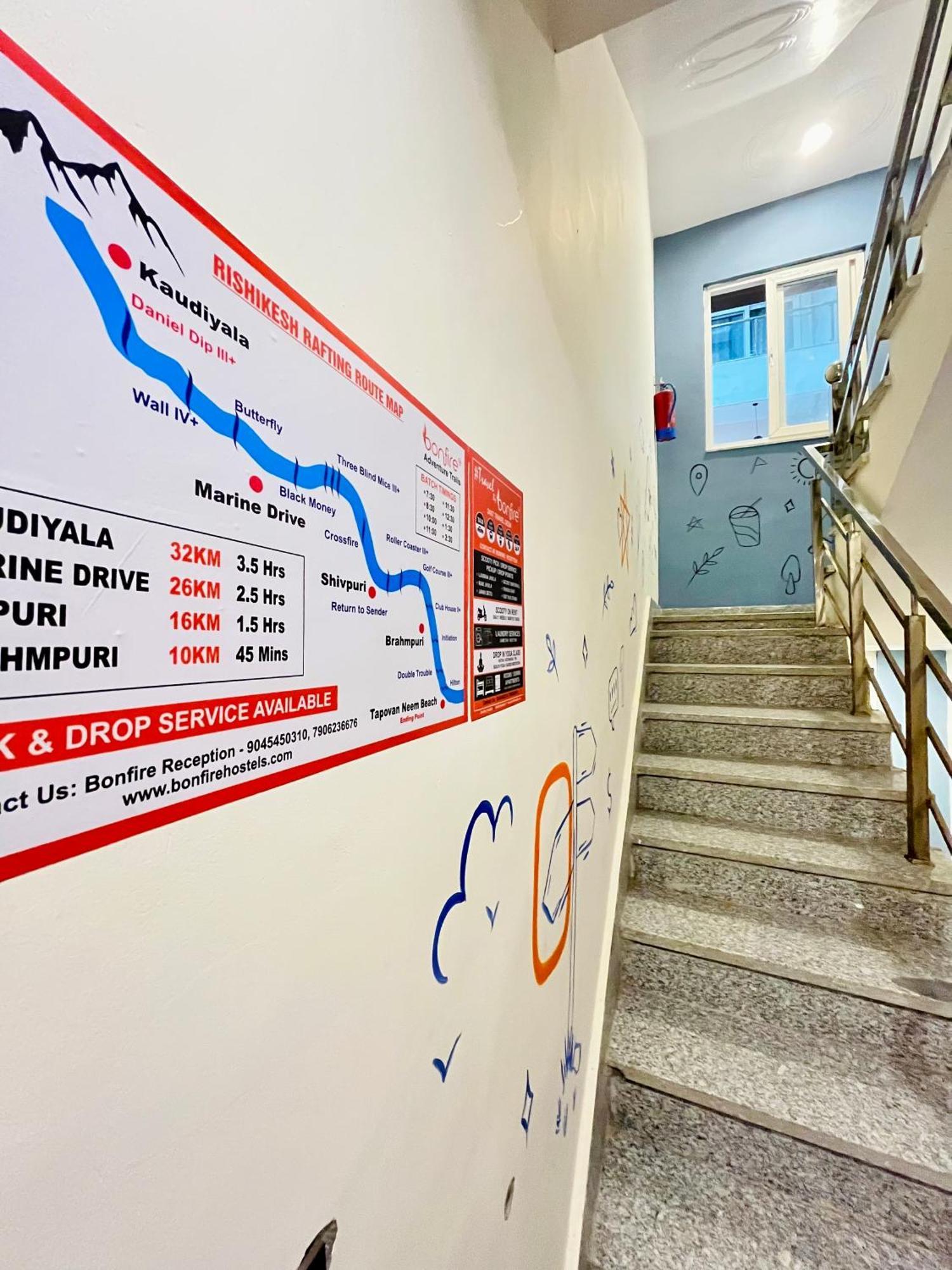 Bonfire Hostels Rishīkesh Εξωτερικό φωτογραφία